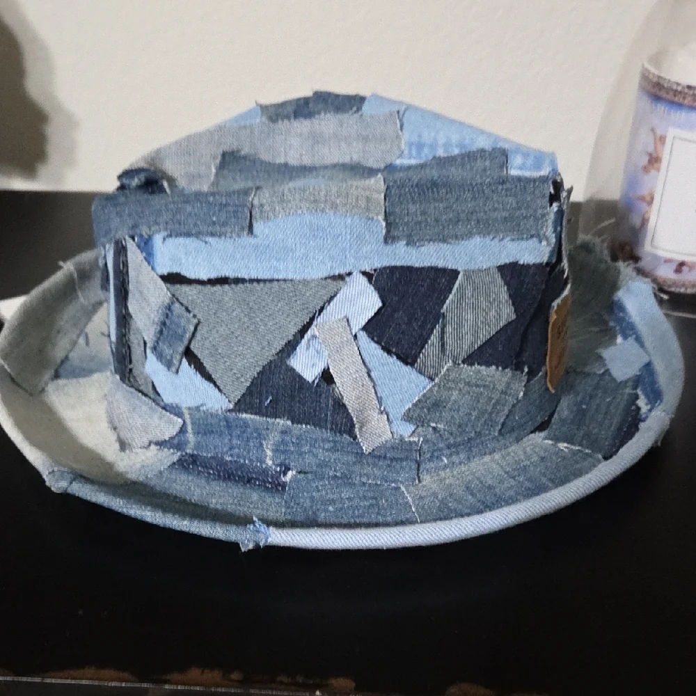 Levi's Signature Patchwork Hat - Denim Blue